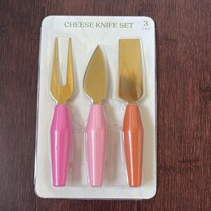 3 Piece Cheese Knife Set